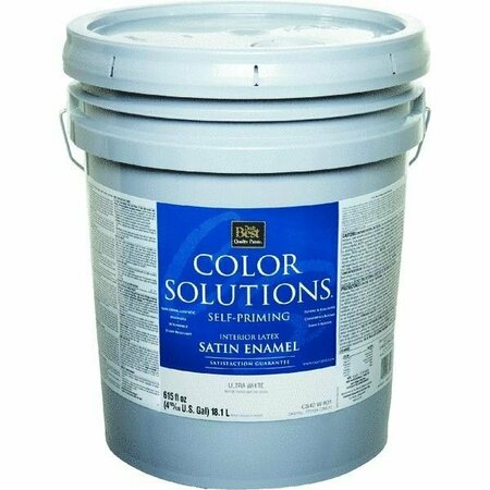 WORLDWIDE SOURCING Color Solutions Self-Priming Latex Satin Interior Wall Paint CS42W0801-20